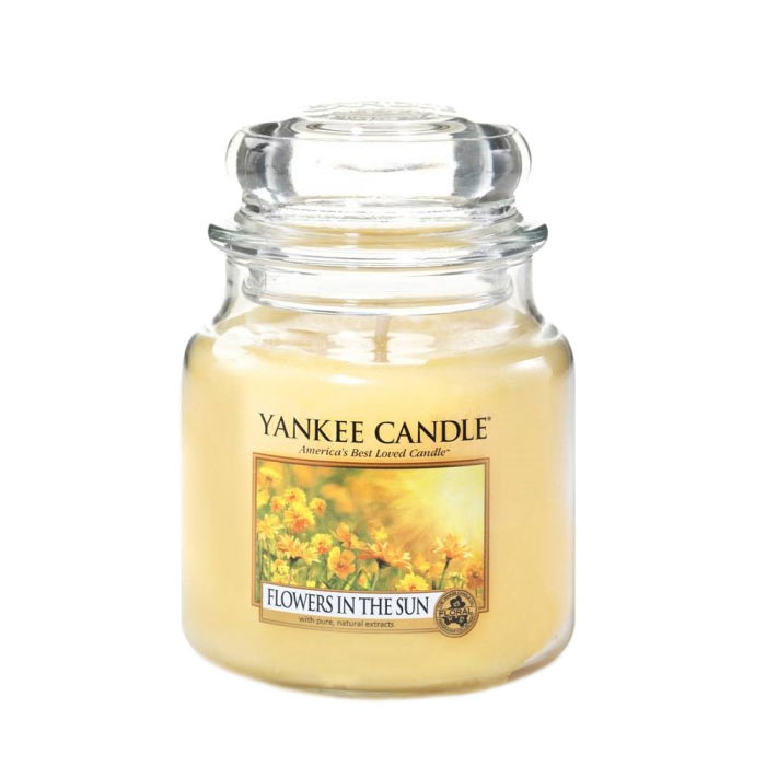 Yankee Candle Classic Medium Jar Flowers In The Sun Candle 411g