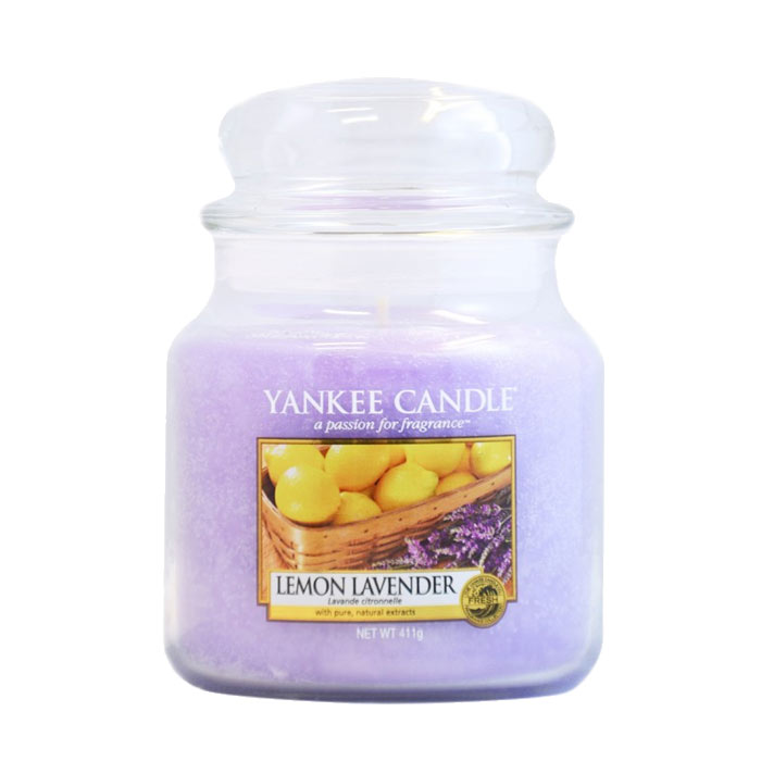 Yankee Candle Classic Medium Jar Lemon Lavender Candle 411g