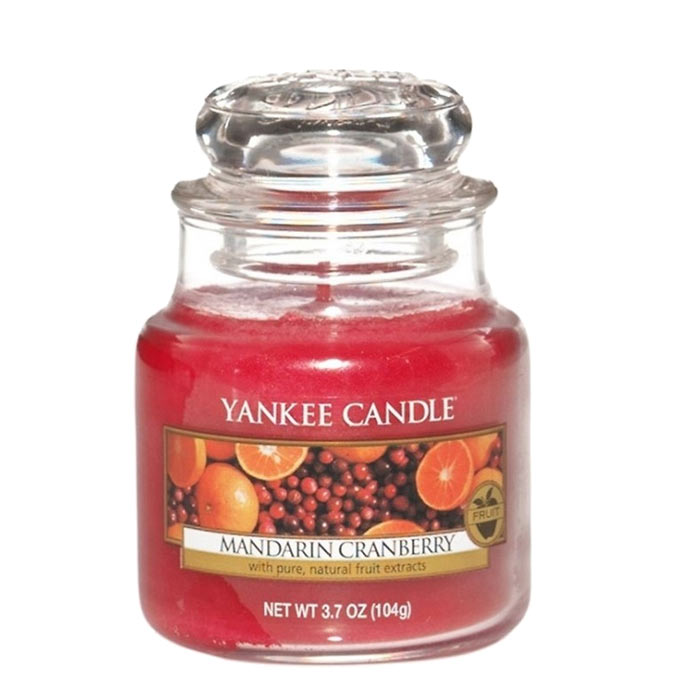 Yankee Candle Classic Small Jar Mandarin Cranberry Candle 104g