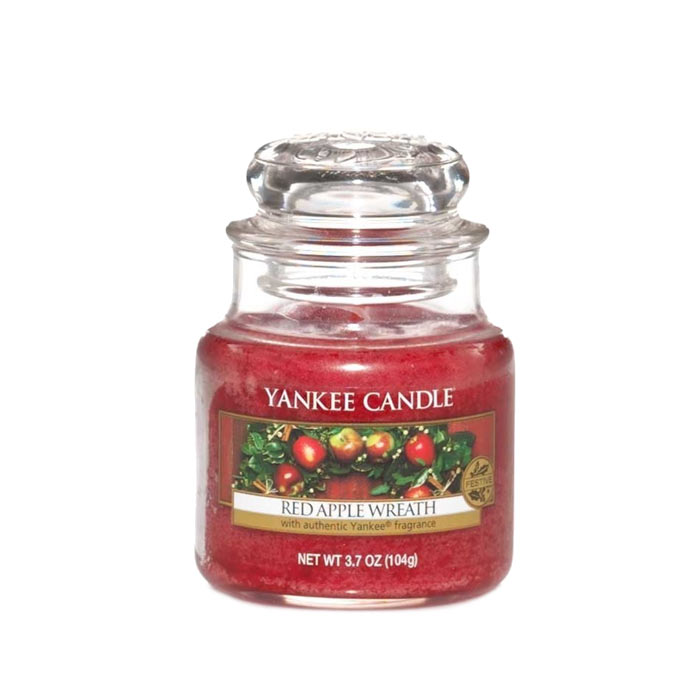 Yankee Candle Classic Small Jar Red Apple Wreath 104g