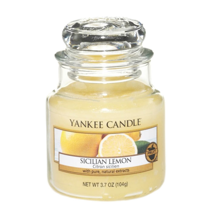 Yankee Candle Classic Small Jar Sicilian Lemon Candle 104g