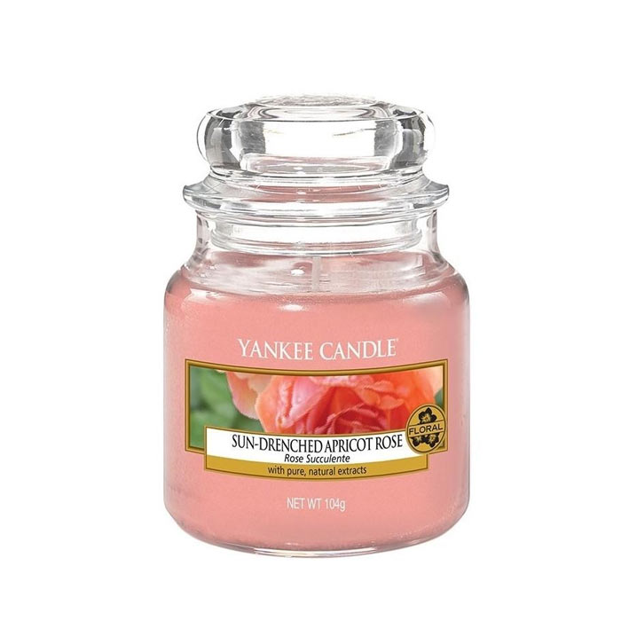 Yankee Candle Classic Small Jar Sun-Drenched Apricot Rose 104g